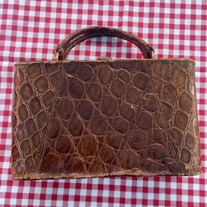 Crocodile purse
